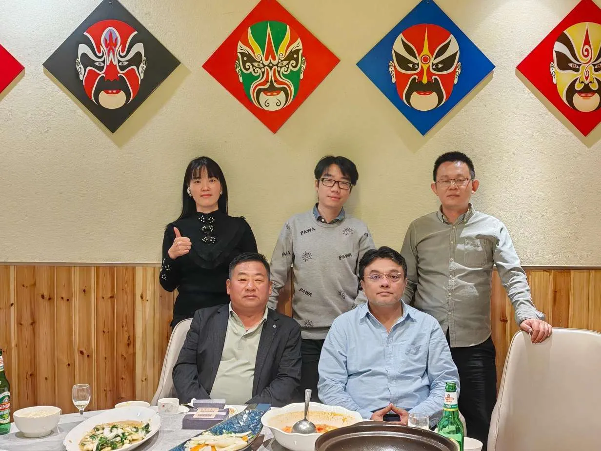 Es war uns eine große Freude, unsere indischen Partner im Werk begrüßen zu dürfen