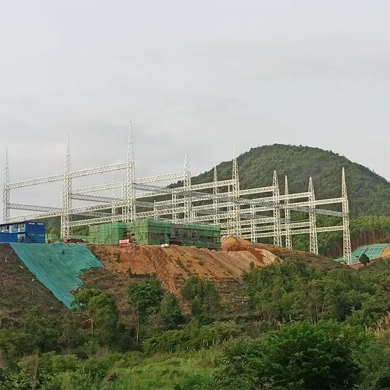 Stahlkonstruktionen für Umspannwerke